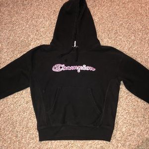 Black Champion Reverse Weave Hoodie